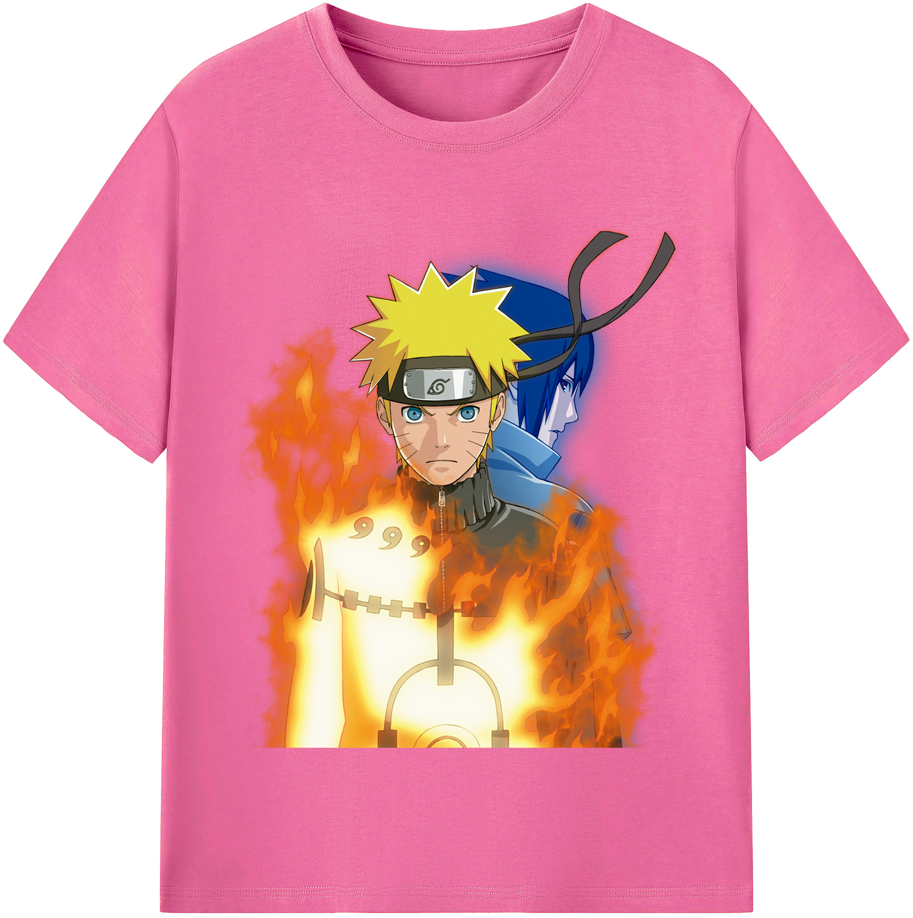 （画像用） NARUTO -ナルト- うずまき ナルト Uzumaki Naruto レディースカジュアルプリントTシャツ（綿100％）